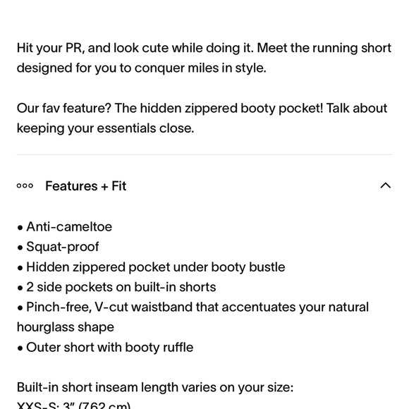 POPFLEX On The Run Ruffle Short - Picture 6 of 6